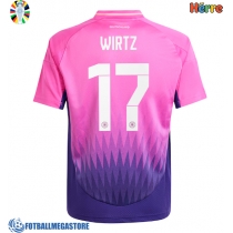 Fotballdrakt Herre Tyskland Florian Wirtz #17 Bortedrakt EM 2024 Kortermet